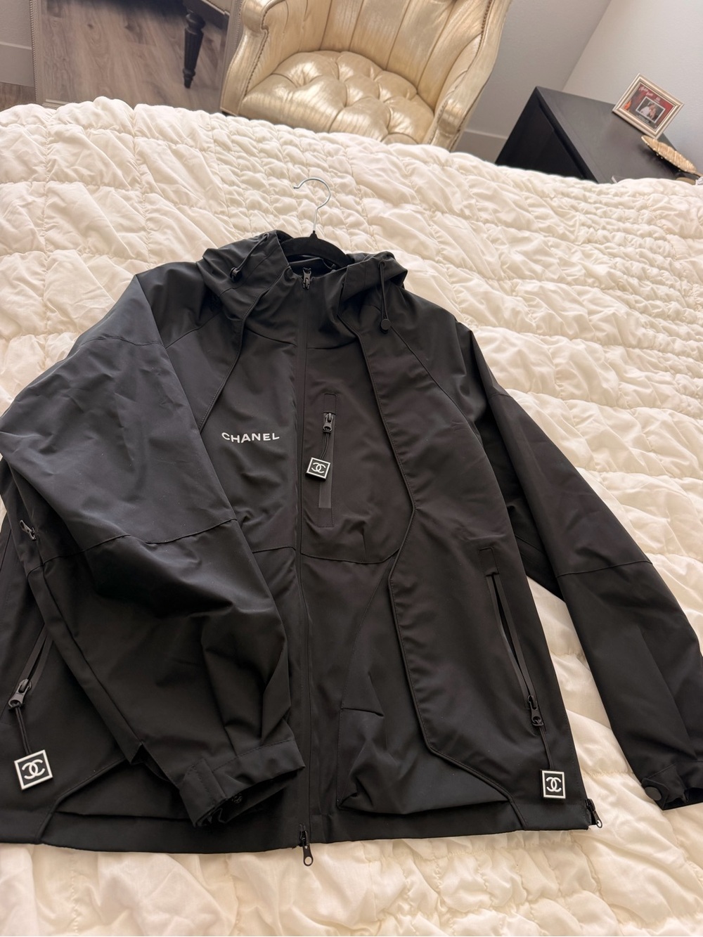 Chanel women’sWaterproof Hooded Jacket